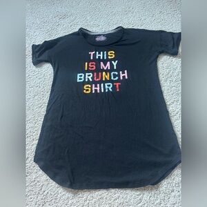 Victoria secret oversized shirt Pajamas This is my brunch shirt Small